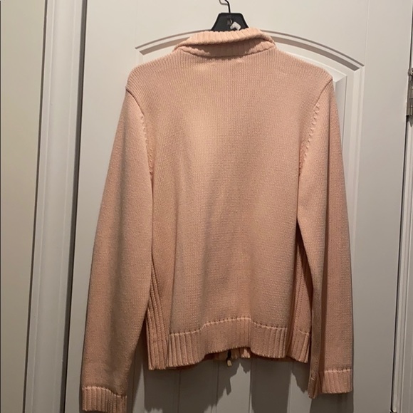 Lauren pink or brown sweater zip cardigan - Picture 11 of 11